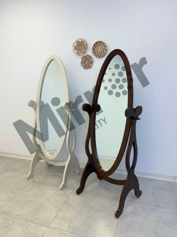 آینه پایهدار مدرن با تنوع رنگ و طرح